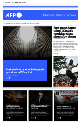 Cover of AFP English