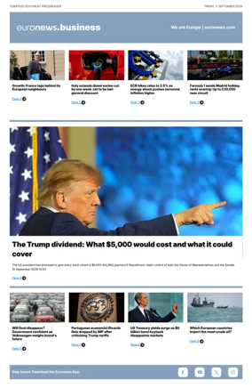 Cover of Euronews Business