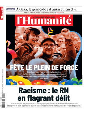 Cover of L'HUMANITE