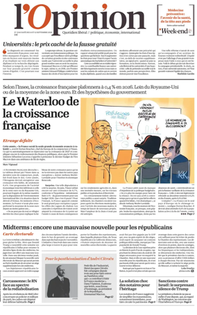 Cover of L'Opinion