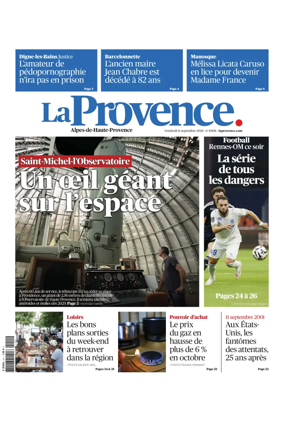Cover of La Provence Alpes-de-Haute-Provence