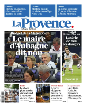 Cover of La Provence Aubagne-La Ciotat