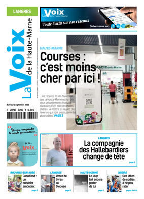 Cover of La Voix de la Haute-Marne edition Langres
