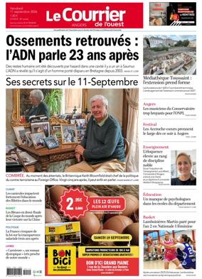 Cover of Le Courrier de l’Ouest (Angers)