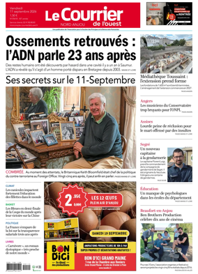 Cover of Le Courrier de l’Ouest (Nord Anjou)