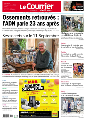 Cover of Le Courrier de l’Ouest (Saumur)