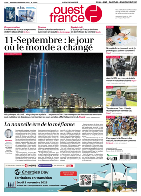 Cover of Ouest France (Challans / Saint-Gilles-Croix-de-Vie)