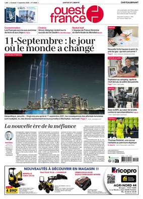 Cover of Ouest France (Chateaubriant)