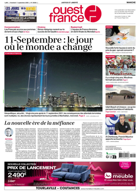 Cover of Ouest France (Manche)