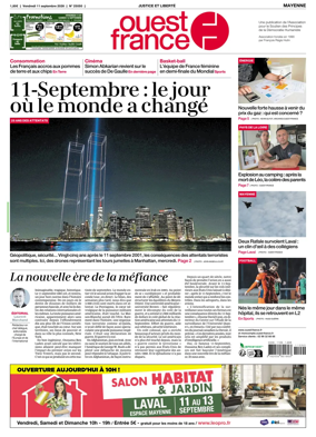 Cover of Ouest France (Mayenne)