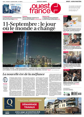 Cover of Ouest France (Nord-Finistere)