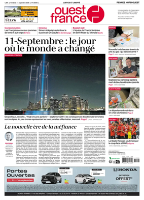 Cover of Ouest-France (Rennes Nord-Ouest)