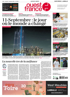 Cover of Ouest-France (Saint-Brieuc Lamballe)