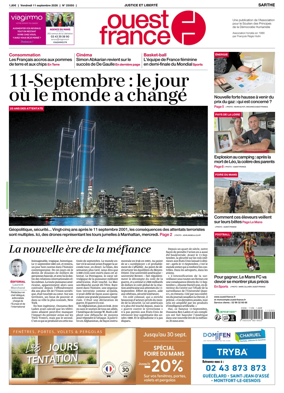 Cover of Ouest France (Sarthe)