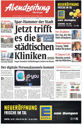 Cover of Abendzeitung Munchen