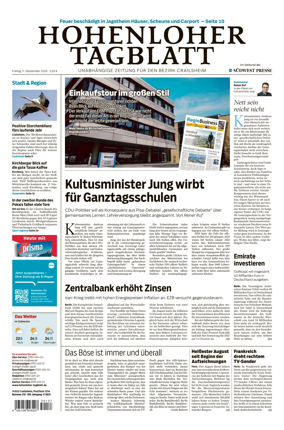 Cover of Hohenloher Tagblatt