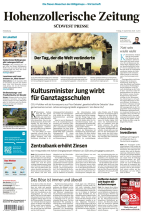 Cover of Hohenzollerische Zeitung