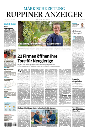 Cover of Ruppiner Anzeiger