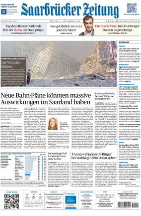 Cover of Saarbruecker Zeitung