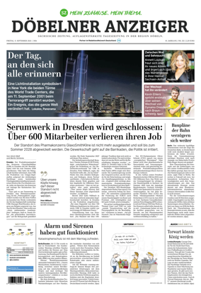 Cover of Sachsische Zeitung (Dobeln)