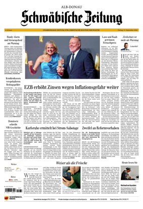 Cover of Schwabische Zeitung (Alb-Donau)