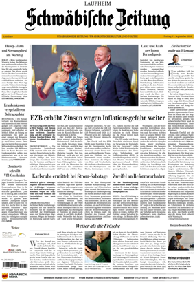 Cover of Schwabische Zeitung (Laupheim)