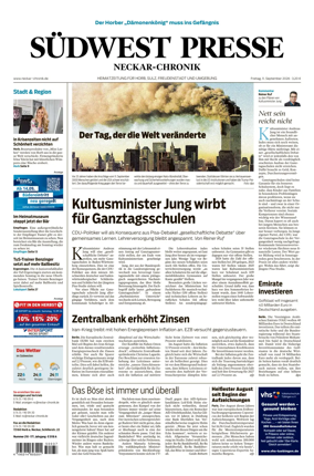 Cover of SUDWEST PRESSE - Neckar-Chronik