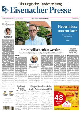 Cover of Thuringische Landeszeitung (Eisenach)