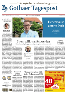 Cover of Thuringische Landeszeitung (Gotha)