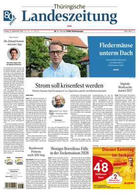 Cover of Thuringische Landeszeitung (Jena)