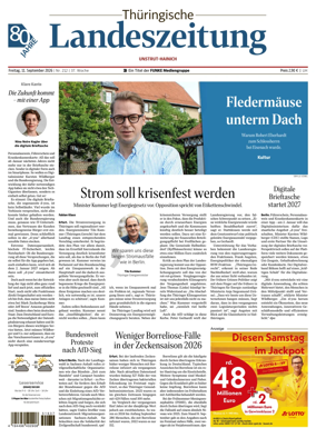 Cover of Thuringische Landeszeitung (Unstrut-Hainich-Kreis)