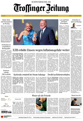 Cover of Trossinger Zeitung
