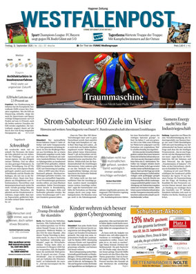 Cover of Westfalenpost (Hagen Hohenlimburg)