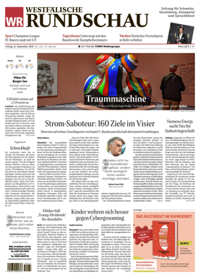Cover of Westfalische Rundschau (Ennepetal)