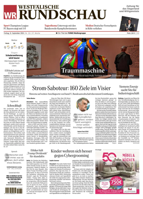 Cover of Westfalische Rundschau (Siegen)