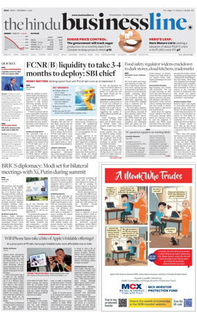 Cover of BusinessLine (Delhi)