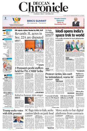 Cover of Deccan Chronicle