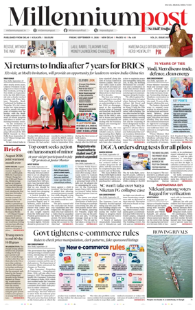 Cover of Millennium Post