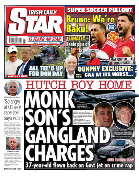 Cover of Irish Daily Star