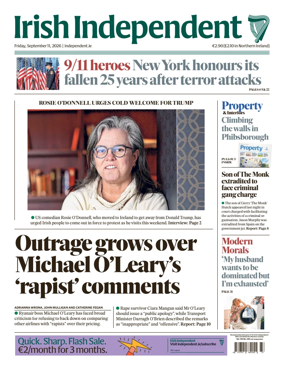 Cover of Irish Independent