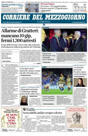 Cover of Corriere del Mezzogiorno (Campania)