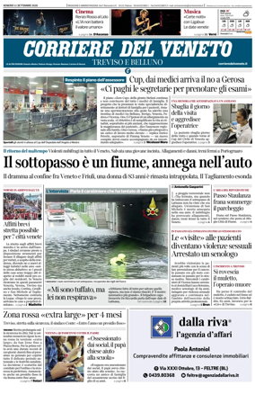 Cover of Corriere del Veneto (Treviso e Belluno)