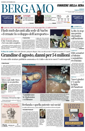 Cover of Corriere della Sera (Bergamo)