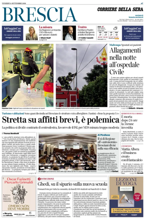 Cover of Corriere della Sera (Brescia)