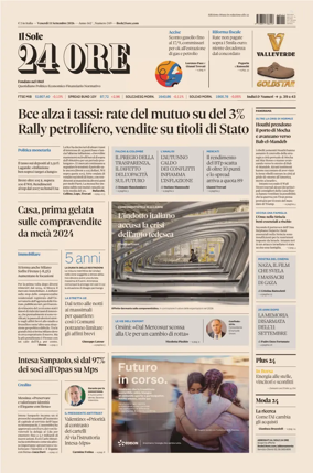 Cover of Il Sole 24 Ore