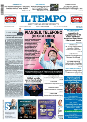 Cover of Il Tempo (Nazionale)