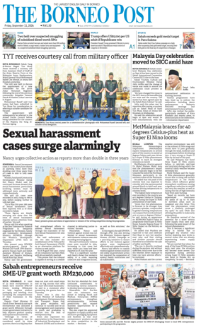Cover of The Borneo Post (Sabah)