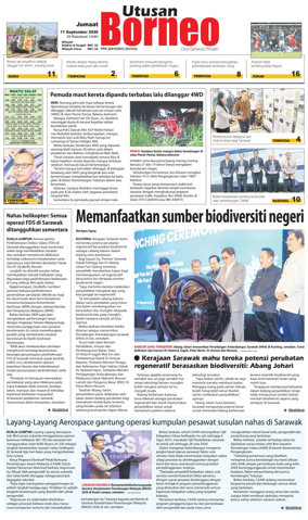 Cover of Utusan Borneo (Sarawak)