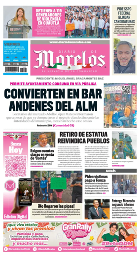 Cover of Diario de Morelos