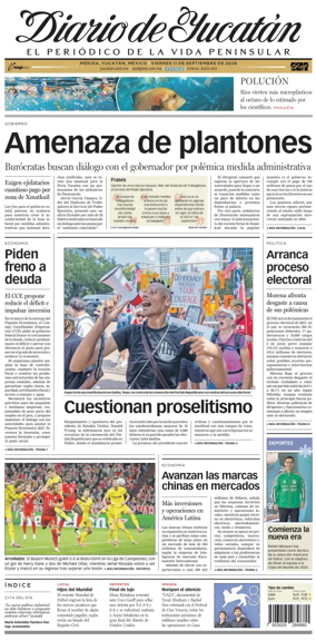 Cover of Diario de Yucatan